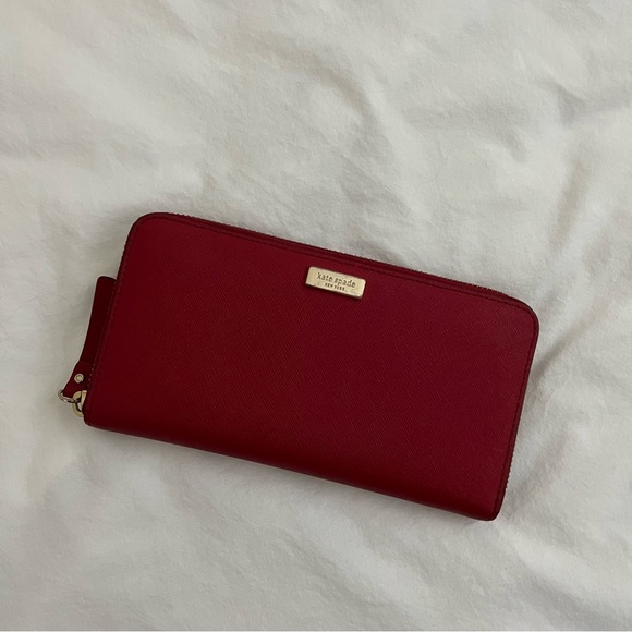 Kate Spade Red Wallet - Picture 1 of 3